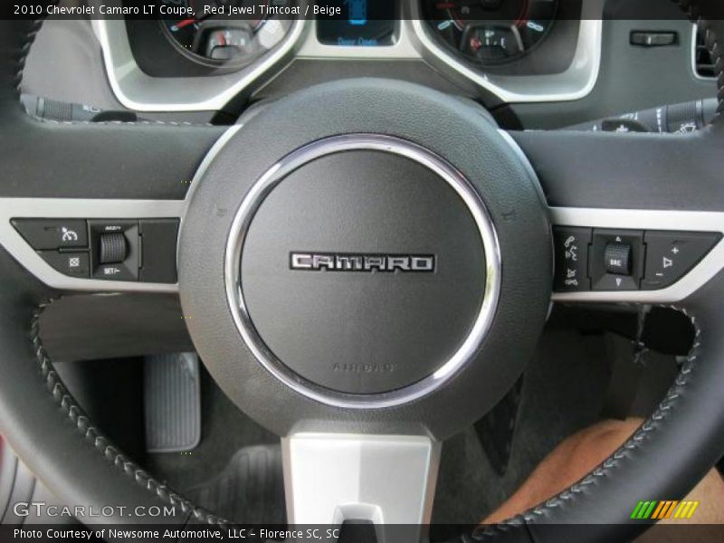 Red Jewel Tintcoat / Beige 2010 Chevrolet Camaro LT Coupe