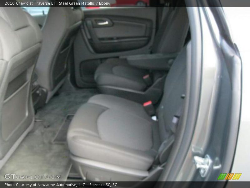 Steel Green Metallic / Ebony 2010 Chevrolet Traverse LT