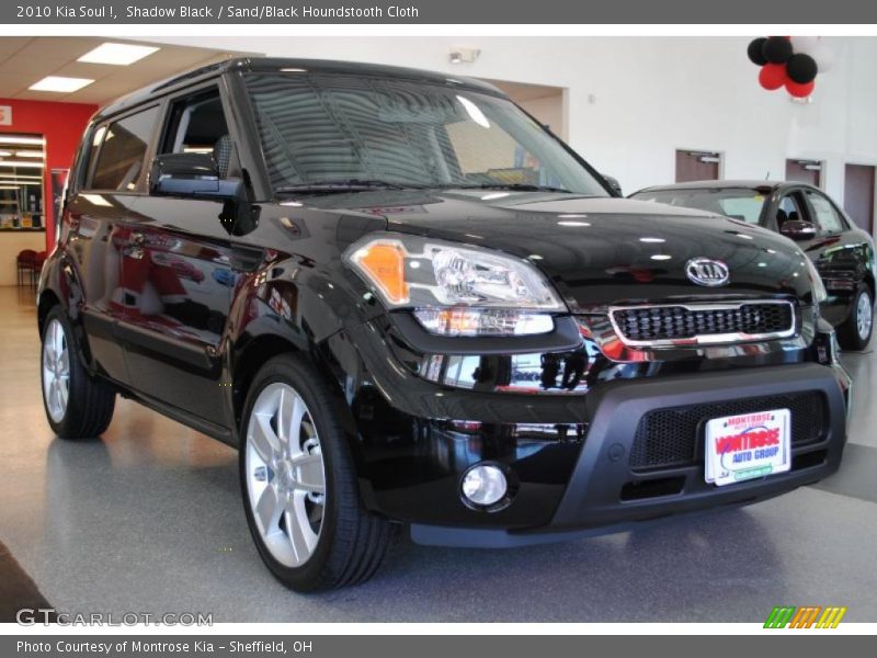 Shadow Black / Sand/Black Houndstooth Cloth 2010 Kia Soul !