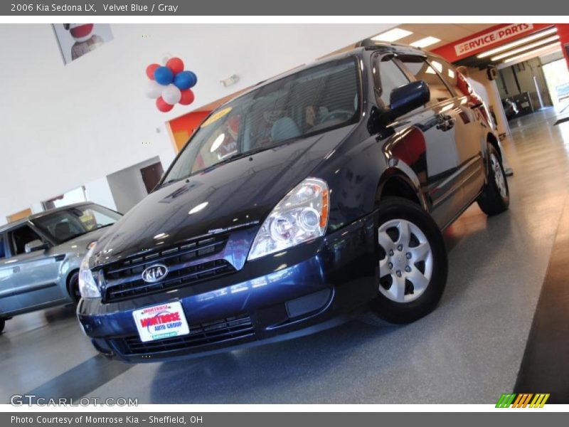 Velvet Blue / Gray 2006 Kia Sedona LX