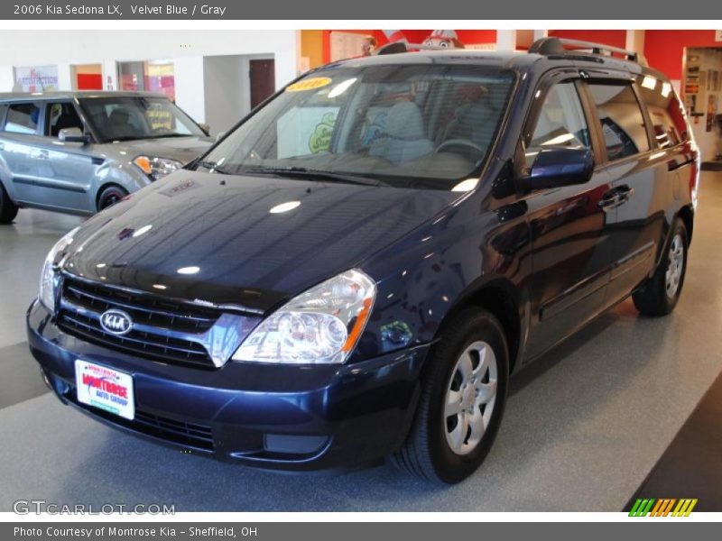Velvet Blue / Gray 2006 Kia Sedona LX