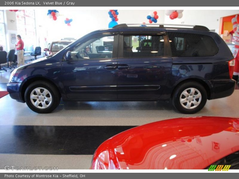Velvet Blue / Gray 2006 Kia Sedona LX