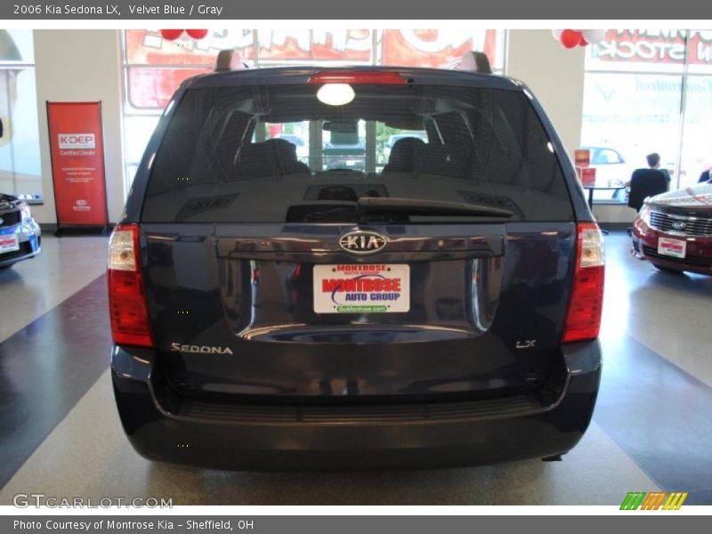 Velvet Blue / Gray 2006 Kia Sedona LX