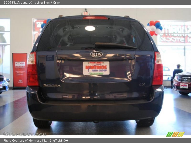 Velvet Blue / Gray 2006 Kia Sedona LX