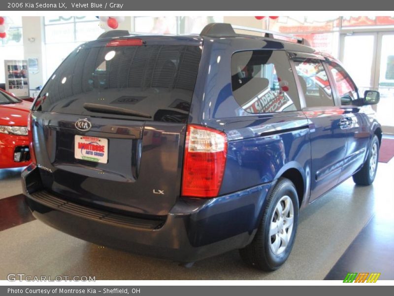 Velvet Blue / Gray 2006 Kia Sedona LX