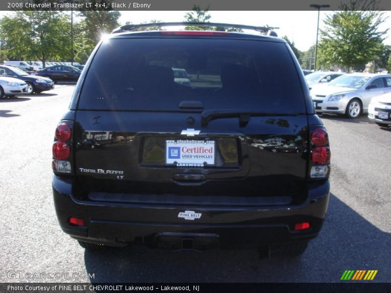 Black / Ebony 2008 Chevrolet TrailBlazer LT 4x4