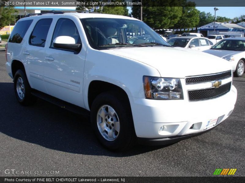 Summit White / Light Titanium/Dark Titanium 2010 Chevrolet Tahoe LT 4x4