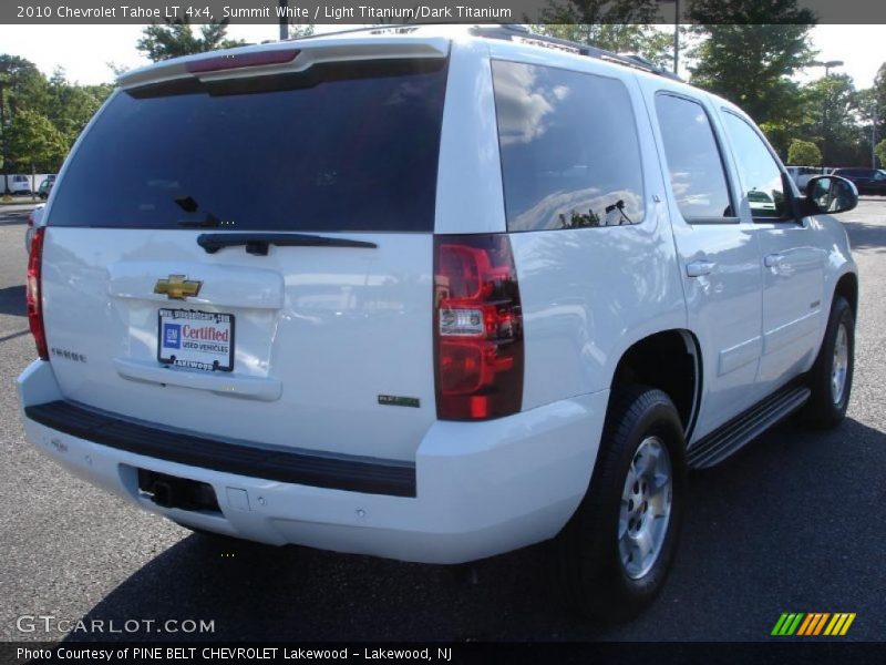 Summit White / Light Titanium/Dark Titanium 2010 Chevrolet Tahoe LT 4x4