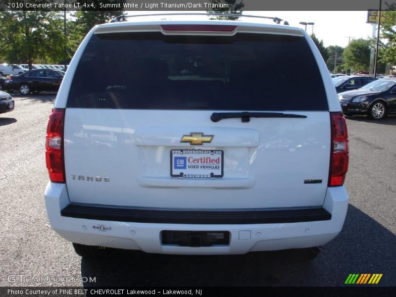 Summit White / Light Titanium/Dark Titanium 2010 Chevrolet Tahoe LT 4x4