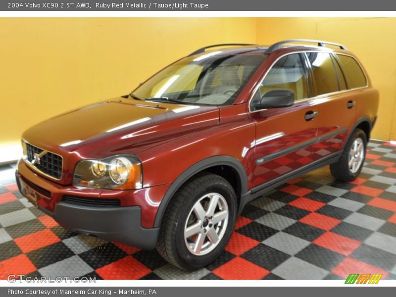 Ruby Red Metallic / Taupe/Light Taupe 2004 Volvo XC90 2.5T AWD
