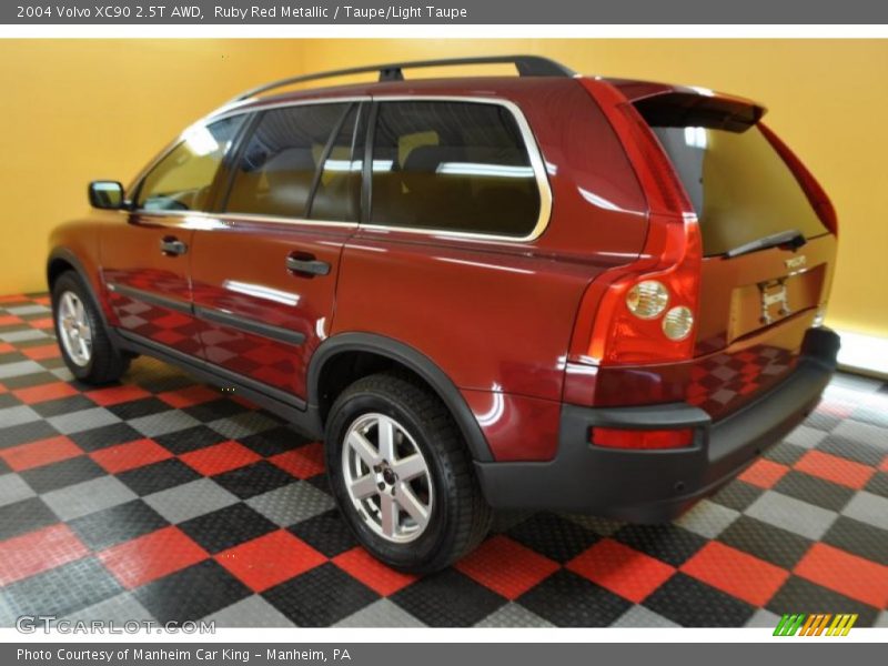 Ruby Red Metallic / Taupe/Light Taupe 2004 Volvo XC90 2.5T AWD