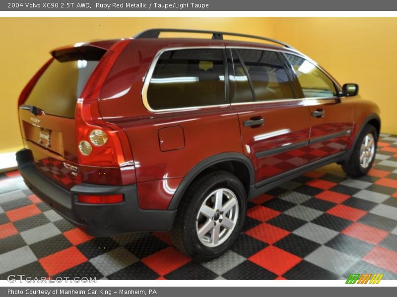 Ruby Red Metallic / Taupe/Light Taupe 2004 Volvo XC90 2.5T AWD