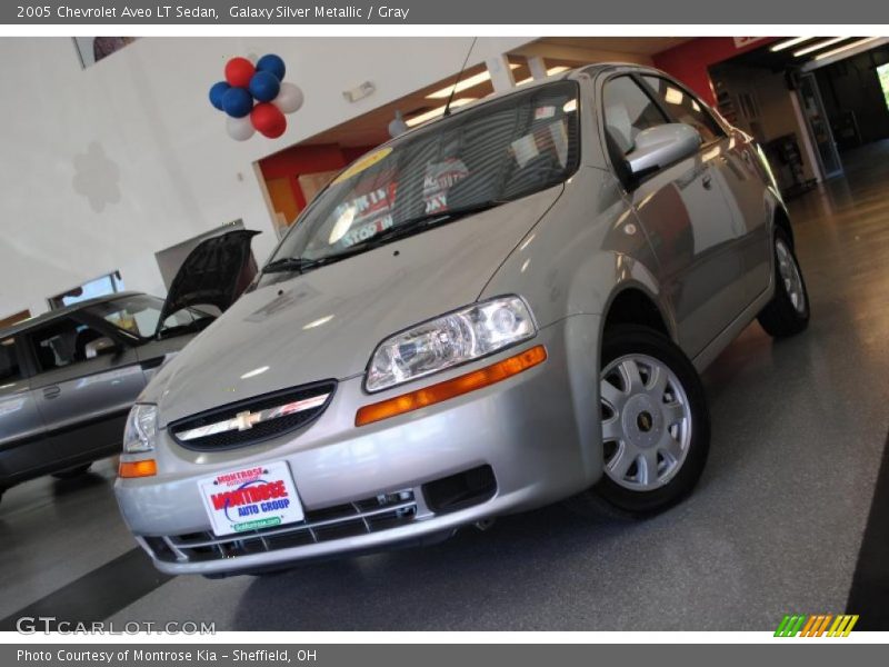 Galaxy Silver Metallic / Gray 2005 Chevrolet Aveo LT Sedan