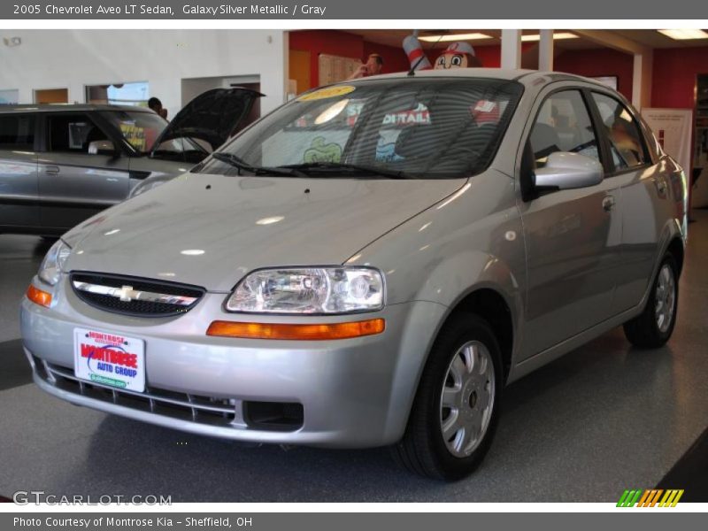 Galaxy Silver Metallic / Gray 2005 Chevrolet Aveo LT Sedan