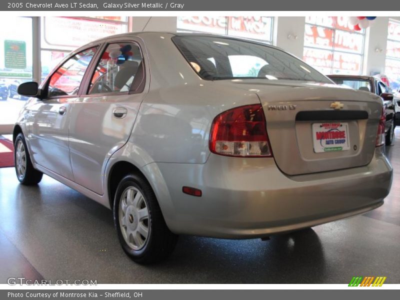 Galaxy Silver Metallic / Gray 2005 Chevrolet Aveo LT Sedan