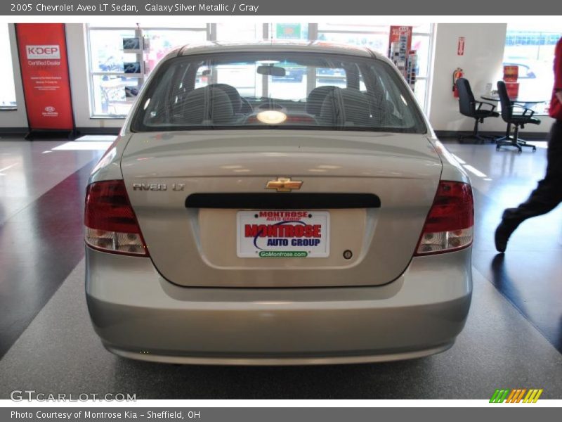 Galaxy Silver Metallic / Gray 2005 Chevrolet Aveo LT Sedan