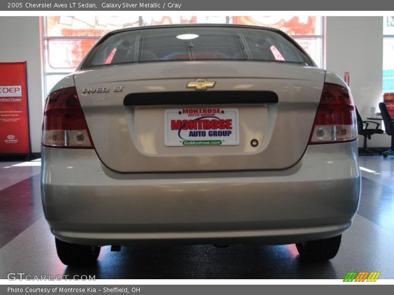 Galaxy Silver Metallic / Gray 2005 Chevrolet Aveo LT Sedan