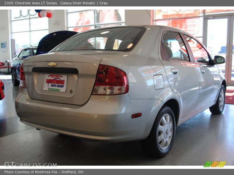 Galaxy Silver Metallic / Gray 2005 Chevrolet Aveo LT Sedan