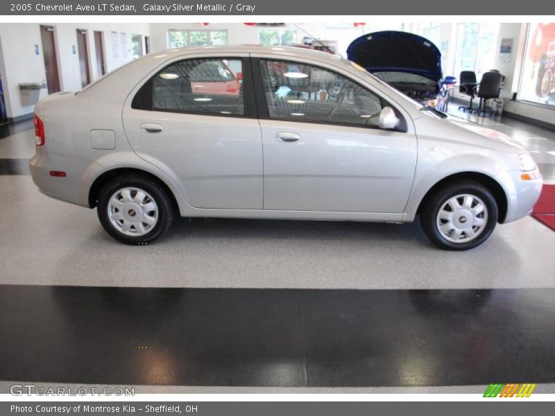 Galaxy Silver Metallic / Gray 2005 Chevrolet Aveo LT Sedan