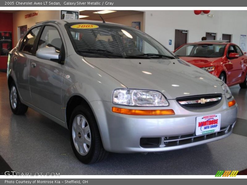 Galaxy Silver Metallic / Gray 2005 Chevrolet Aveo LT Sedan