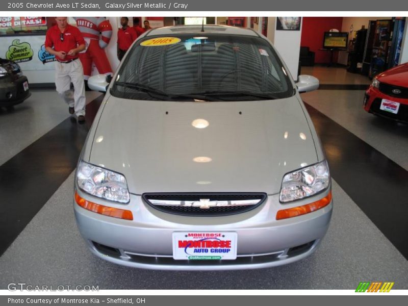 Galaxy Silver Metallic / Gray 2005 Chevrolet Aveo LT Sedan