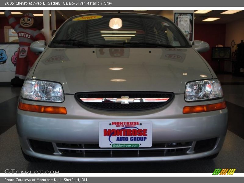 Galaxy Silver Metallic / Gray 2005 Chevrolet Aveo LT Sedan