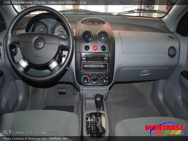 Galaxy Silver Metallic / Gray 2005 Chevrolet Aveo LT Sedan