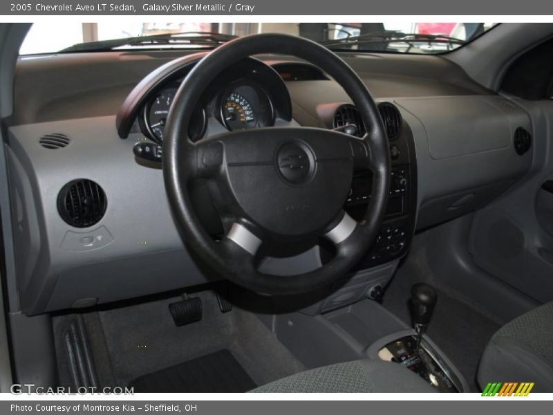 Galaxy Silver Metallic / Gray 2005 Chevrolet Aveo LT Sedan