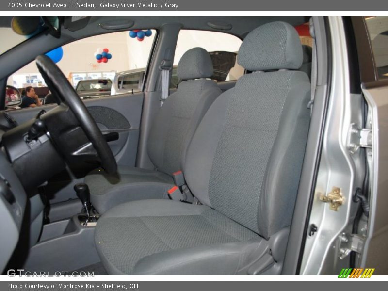 Galaxy Silver Metallic / Gray 2005 Chevrolet Aveo LT Sedan