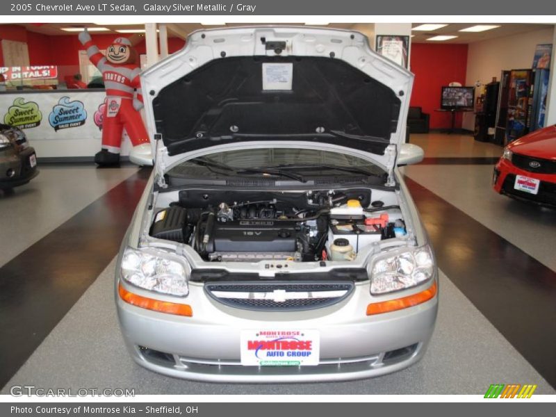 Galaxy Silver Metallic / Gray 2005 Chevrolet Aveo LT Sedan