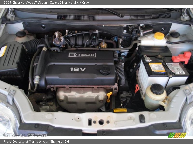 Galaxy Silver Metallic / Gray 2005 Chevrolet Aveo LT Sedan