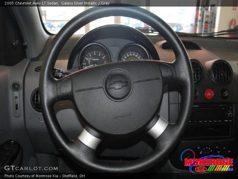 Galaxy Silver Metallic / Gray 2005 Chevrolet Aveo LT Sedan
