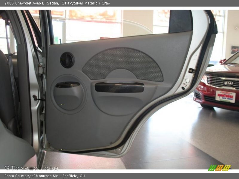 Galaxy Silver Metallic / Gray 2005 Chevrolet Aveo LT Sedan