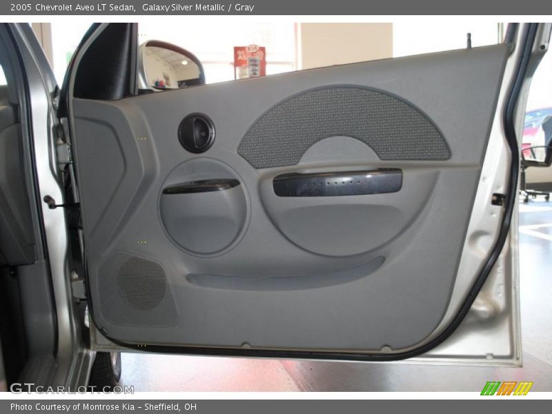 Galaxy Silver Metallic / Gray 2005 Chevrolet Aveo LT Sedan