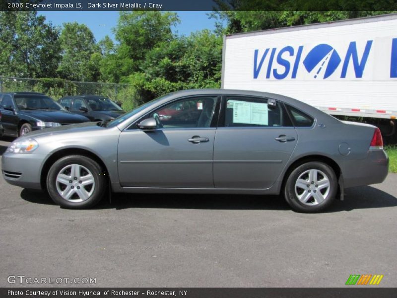 Dark Silver Metallic / Gray 2006 Chevrolet Impala LS