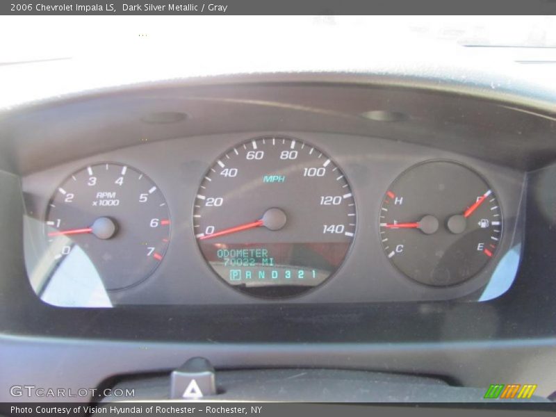 Dark Silver Metallic / Gray 2006 Chevrolet Impala LS