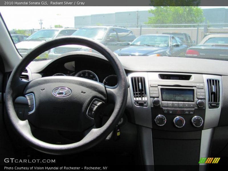Radiant Silver / Gray 2010 Hyundai Sonata GLS