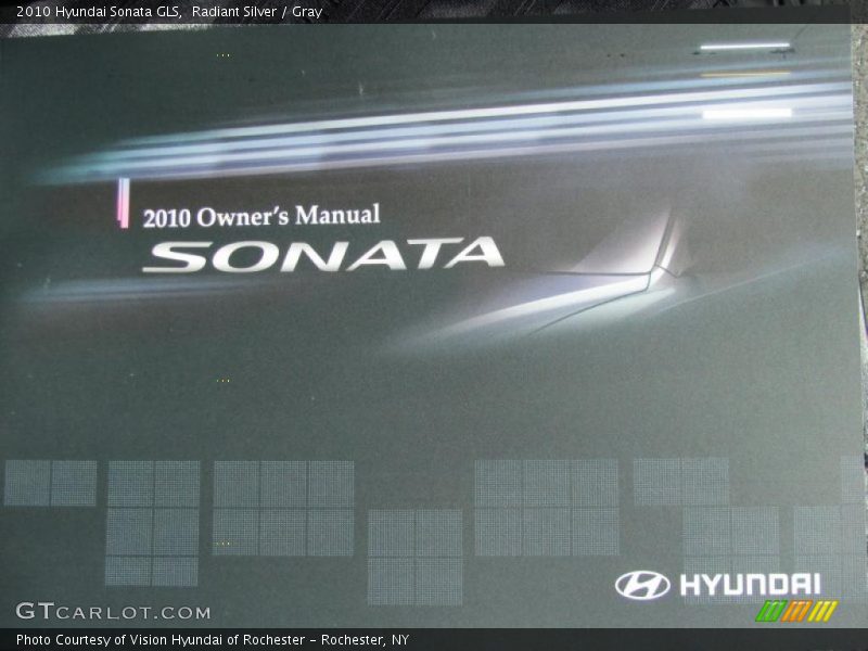 Radiant Silver / Gray 2010 Hyundai Sonata GLS