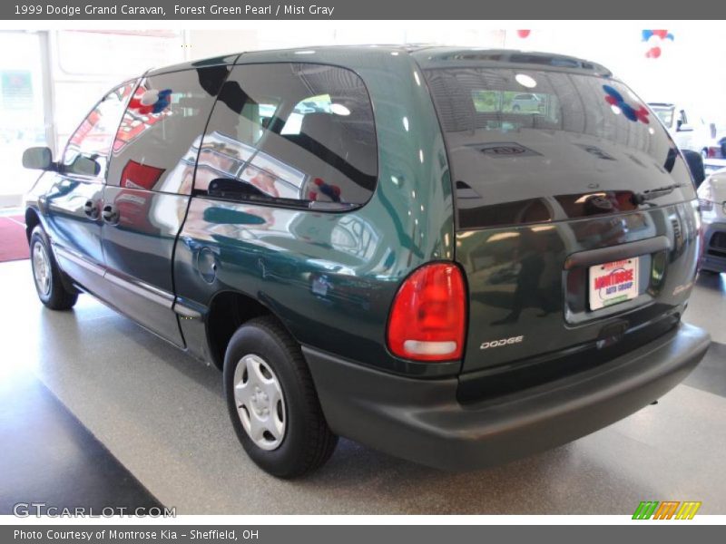 Forest Green Pearl / Mist Gray 1999 Dodge Grand Caravan