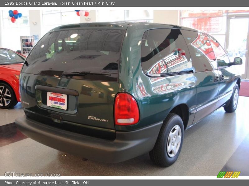 Forest Green Pearl / Mist Gray 1999 Dodge Grand Caravan