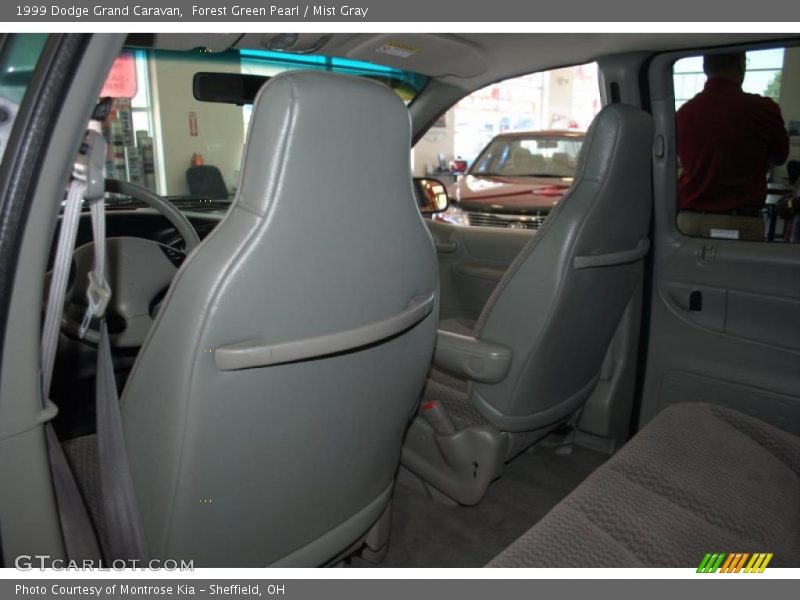 Forest Green Pearl / Mist Gray 1999 Dodge Grand Caravan