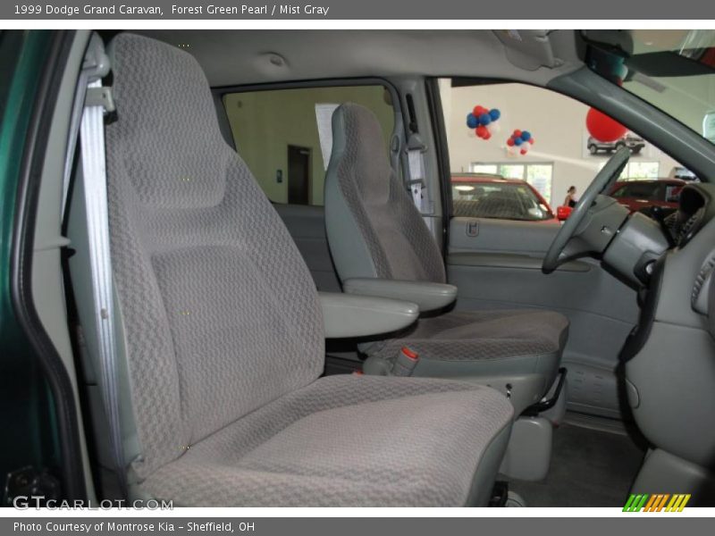 Forest Green Pearl / Mist Gray 1999 Dodge Grand Caravan