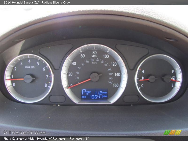 Radiant Silver / Gray 2010 Hyundai Sonata GLS