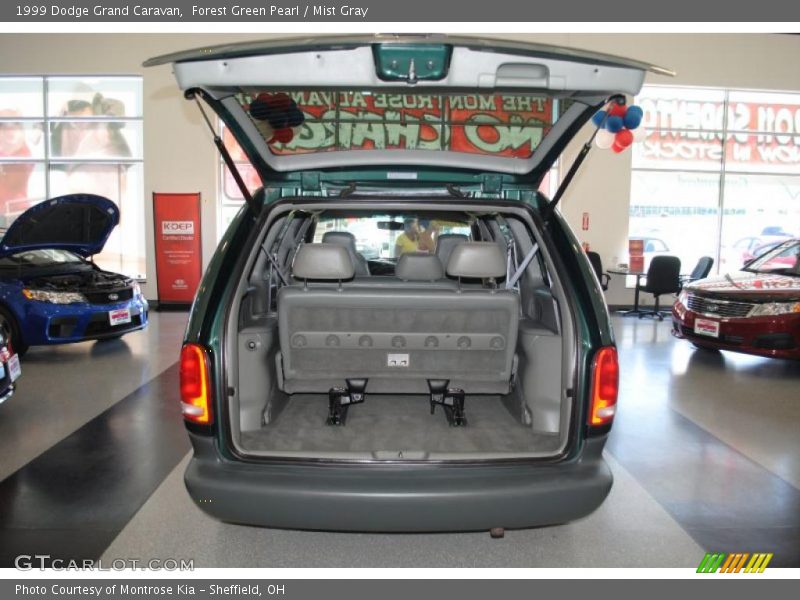 Forest Green Pearl / Mist Gray 1999 Dodge Grand Caravan