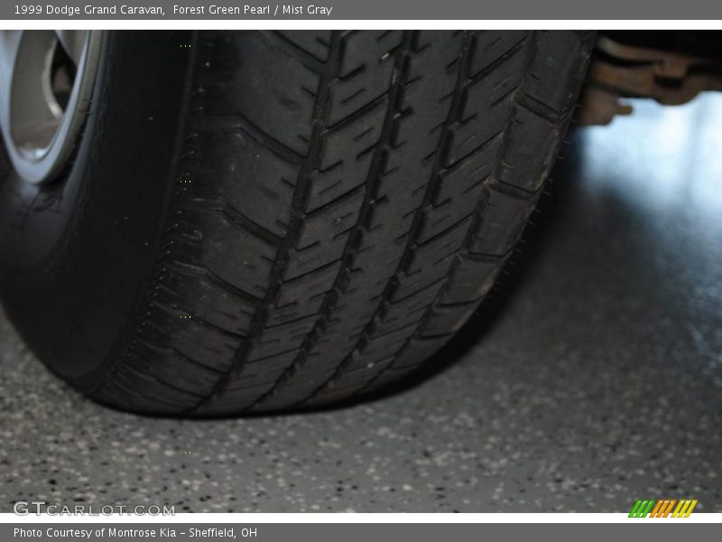 Forest Green Pearl / Mist Gray 1999 Dodge Grand Caravan