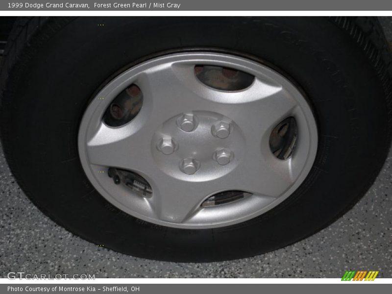 Forest Green Pearl / Mist Gray 1999 Dodge Grand Caravan
