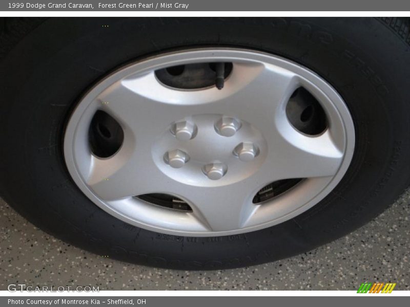 Forest Green Pearl / Mist Gray 1999 Dodge Grand Caravan