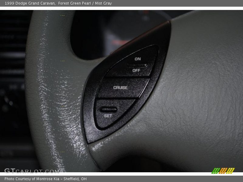 Forest Green Pearl / Mist Gray 1999 Dodge Grand Caravan