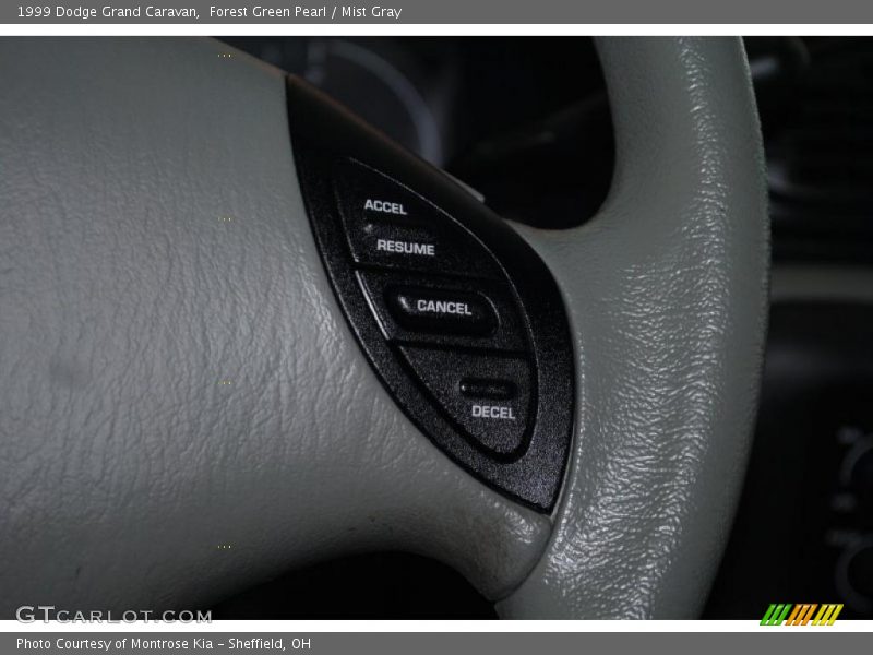 Forest Green Pearl / Mist Gray 1999 Dodge Grand Caravan