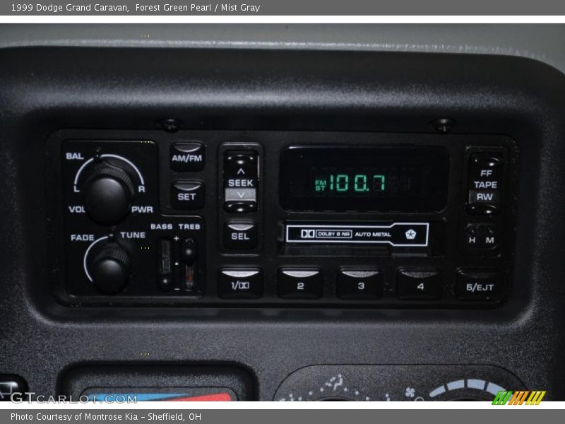 Forest Green Pearl / Mist Gray 1999 Dodge Grand Caravan